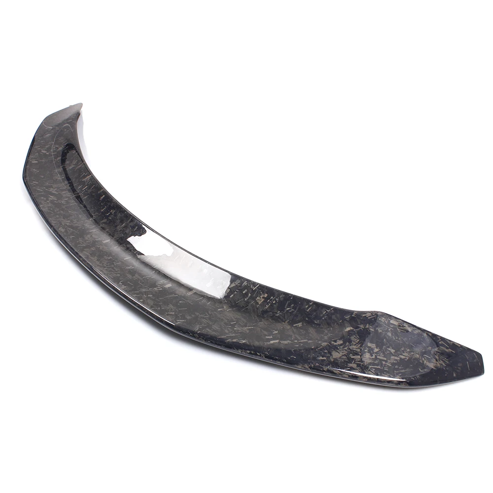 كمية مبيعات عالية رخيصة مزورة من ألياف الكربون أجنحة Ducktail V نسخة سبويلر سيارة رياضية لطراز تسلا 3 #3