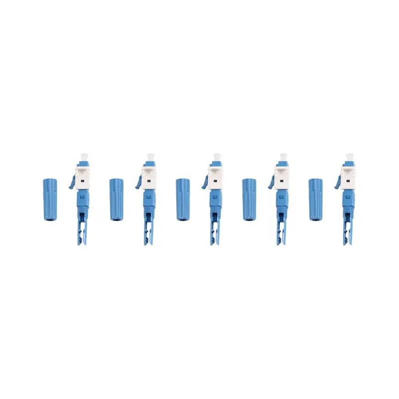 B63B-LC UPC Fiber Optic Quick Connector(5Pcs), For Single Mode Fiber Cable- Fast Connectors Adapter, For CATV