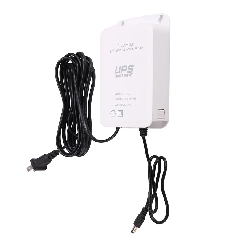 12V-2A Uninterruptible Power Supply UPS Battery Backup Interface Security Camera UPS Battery Backup Protector US PLUG