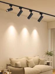 Dimmable LED Track Lights Remote Control Led Spot Ceiling Decor Rail Lightiing Luminaire for Clothing Store Kitchen Living Room