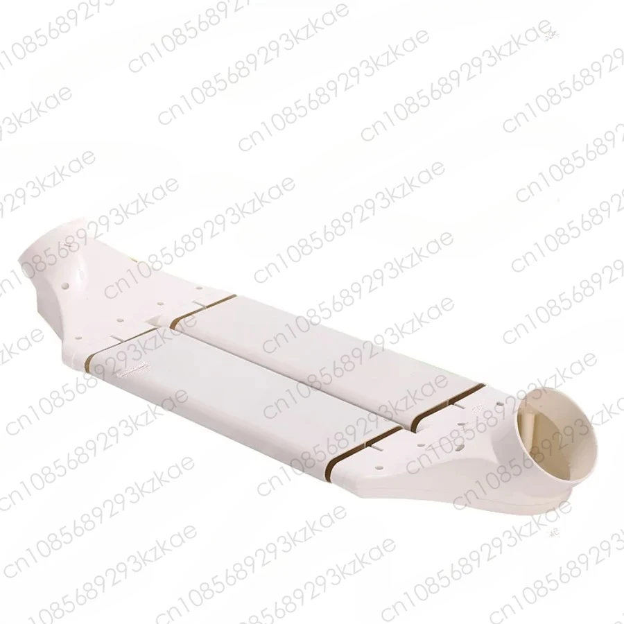 lintel/ventilation flat pipe 75/110/160mm ABS air duct transfer beam bend