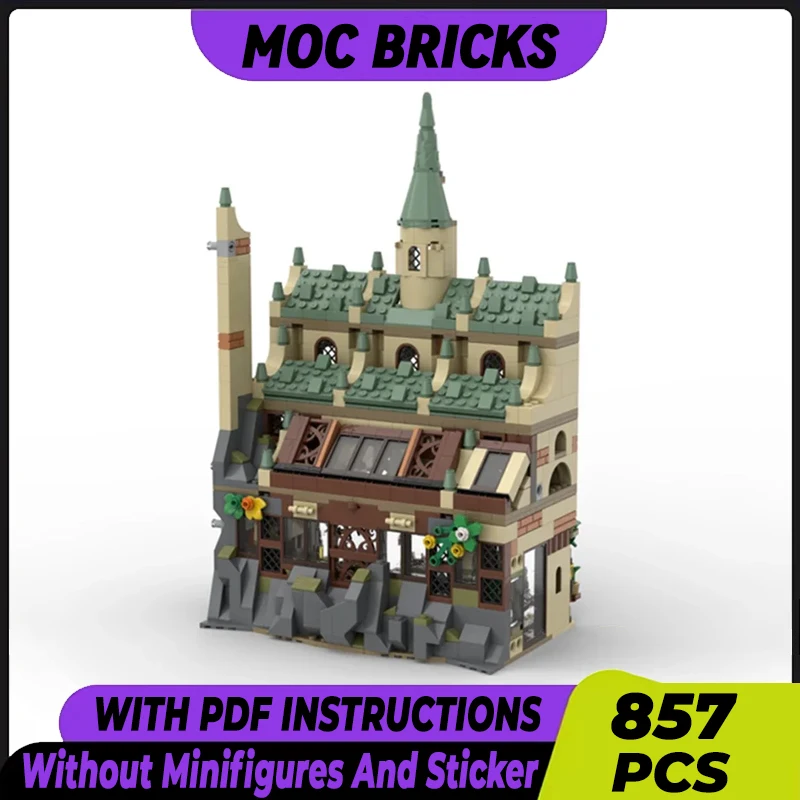 Modular School Movies Model Moc Building Bricks Greenhouse And Roof Technology Blocks Gifts Christmas Toys DIY Sets Assembly