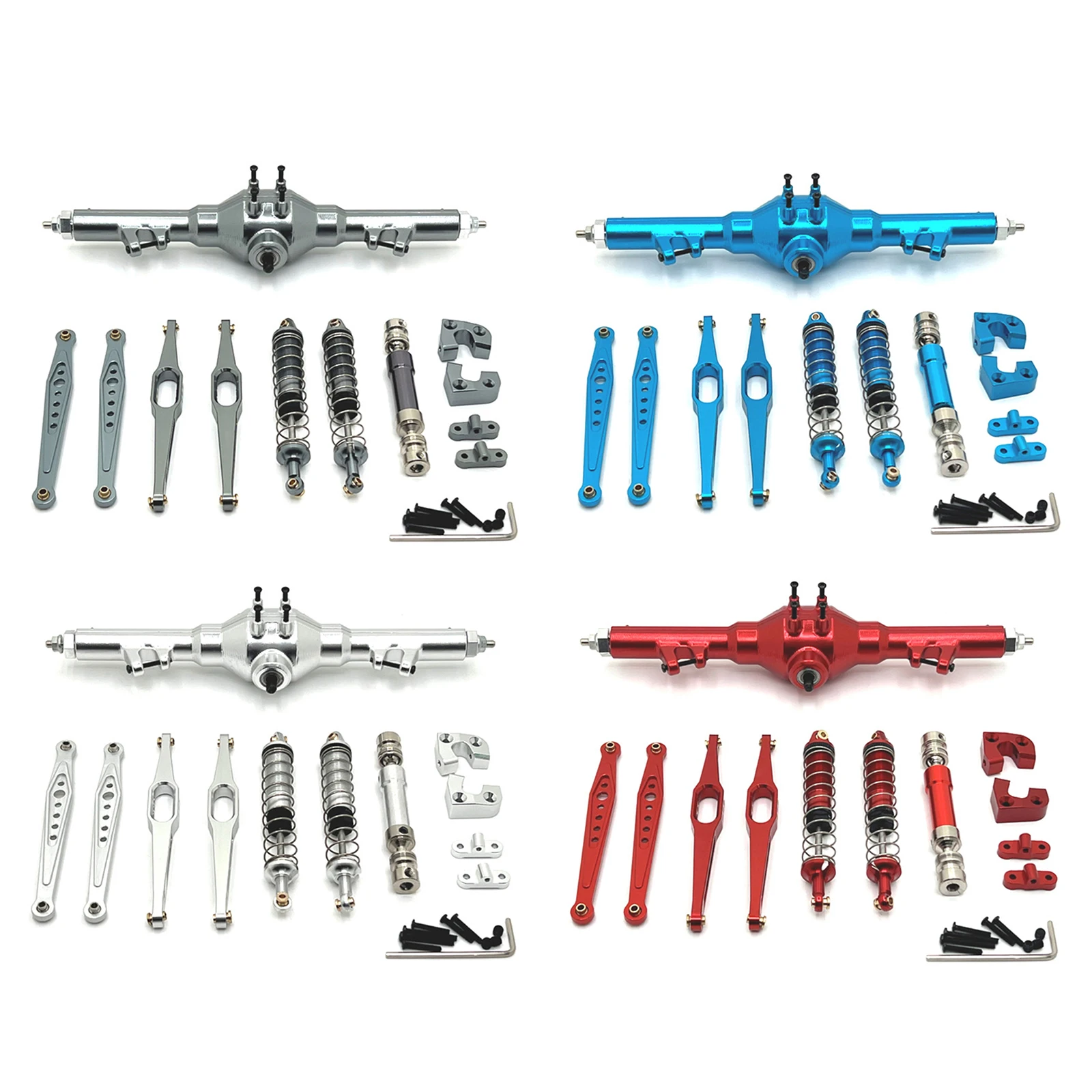 1/12 RC Car Upgrade Kits Rear Axle Fixtures for 12429 124006 DIY Accessories