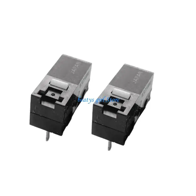 C7AB 2PCS Ergonomic D2F-F-3-7 0.74N Mouse Microswitch for Office Gaming Keyboards