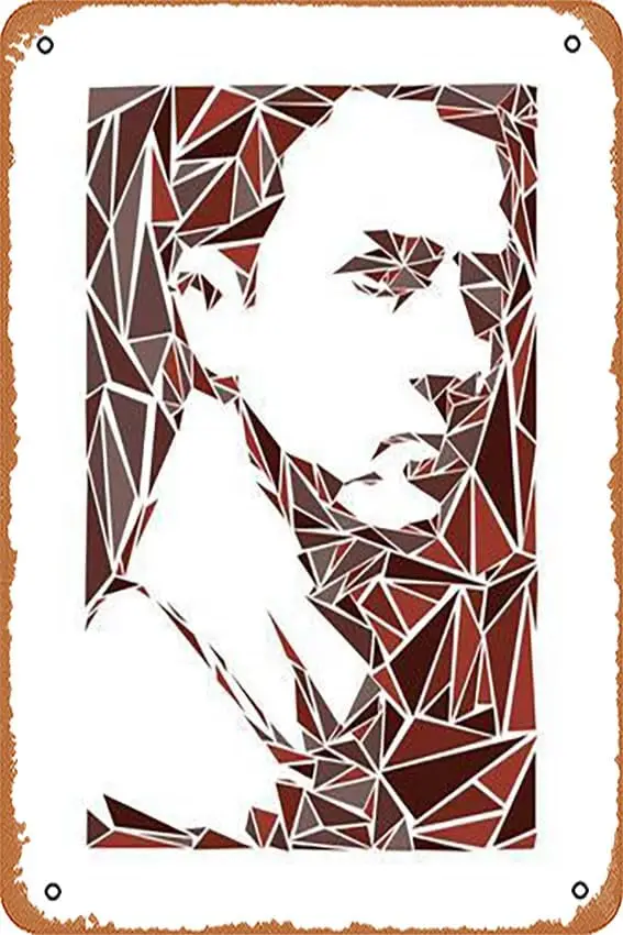 Metal Tin Sign   - Fight Club the Narrator - Poster Metal Plaque Cafe, Bar, Home Wall Decor