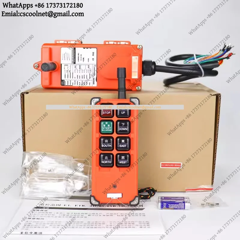 k06 F21-E1B VHF/UHF 380V 220V 36V 24V Wireless Industrial Remote Control for Electric Hoist Crane Lift Transmitter
