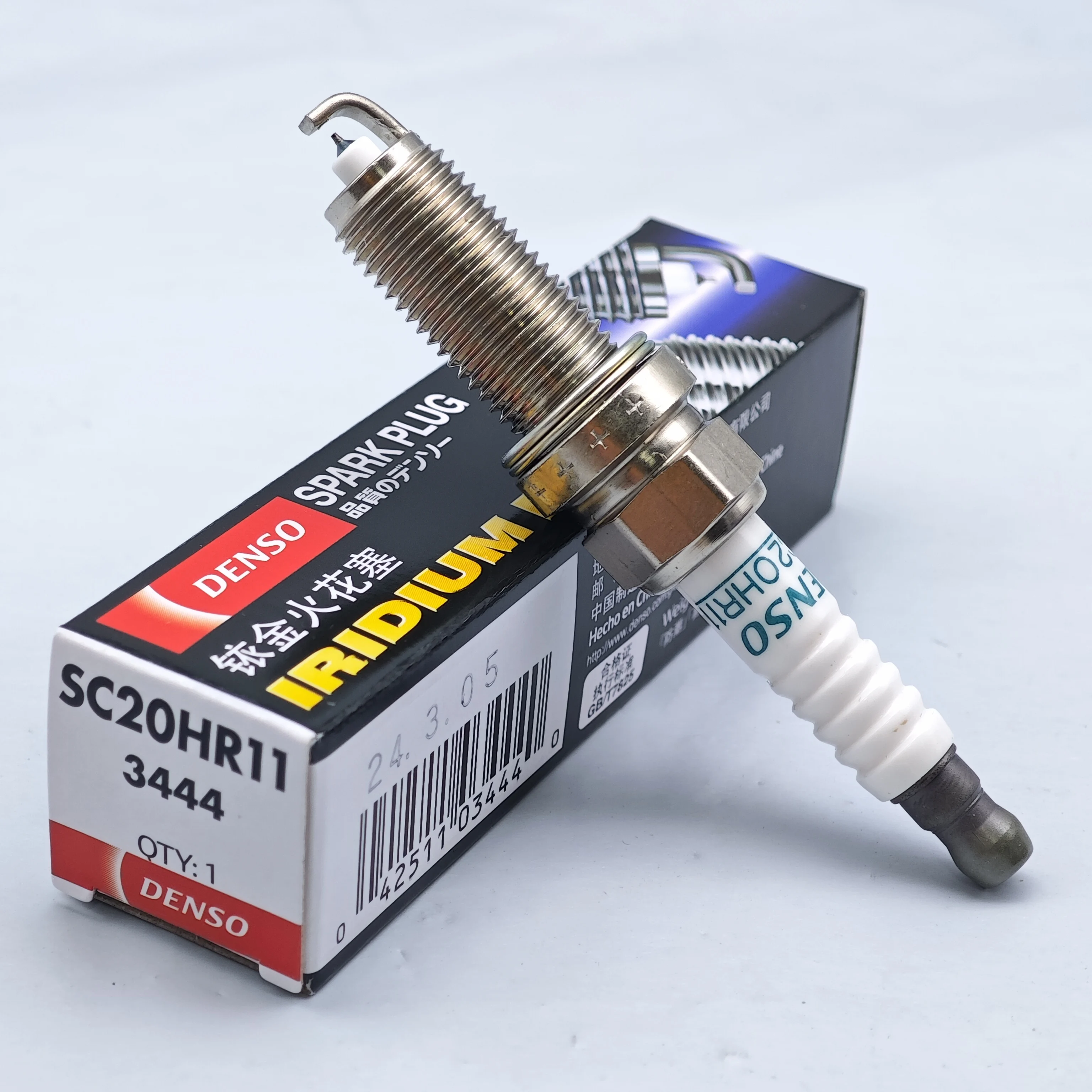 Original DENSO Iridium Spark Plug SC20HR11 3444 OEM 90919-01253 90919-T1009 90919-W1006 - Image 3