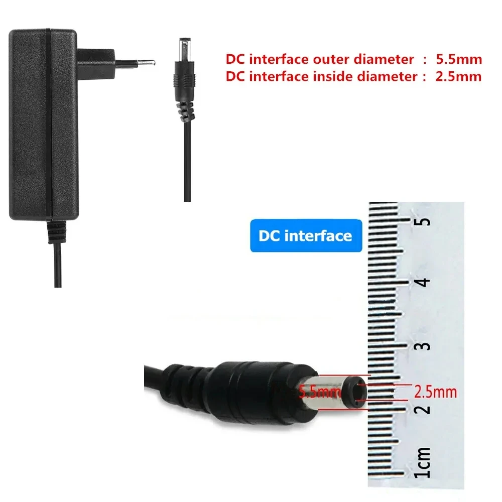 Adaptador De Corriente De CC De 21,6 V, 3A, Para Cargador De 5,5mm X 2,5mm, Adaptador De Fuente Universal, Puede Suministrar Ene