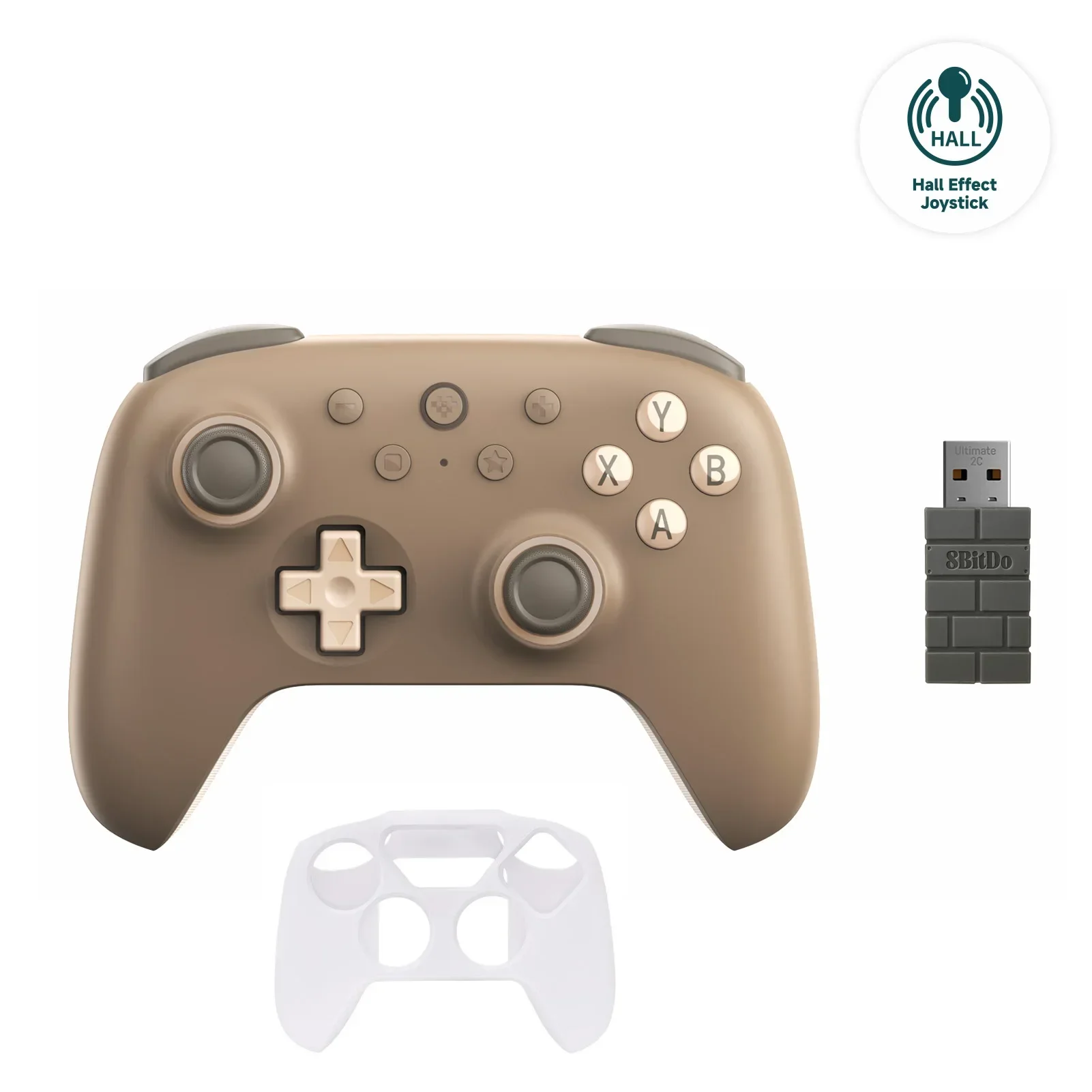 8BitDo Ultimate 2C draadloze gamingcontroller voor pc, Windows 10, 11, Steam Deck, Raspberry Pi, Android-gamepadaccessoires