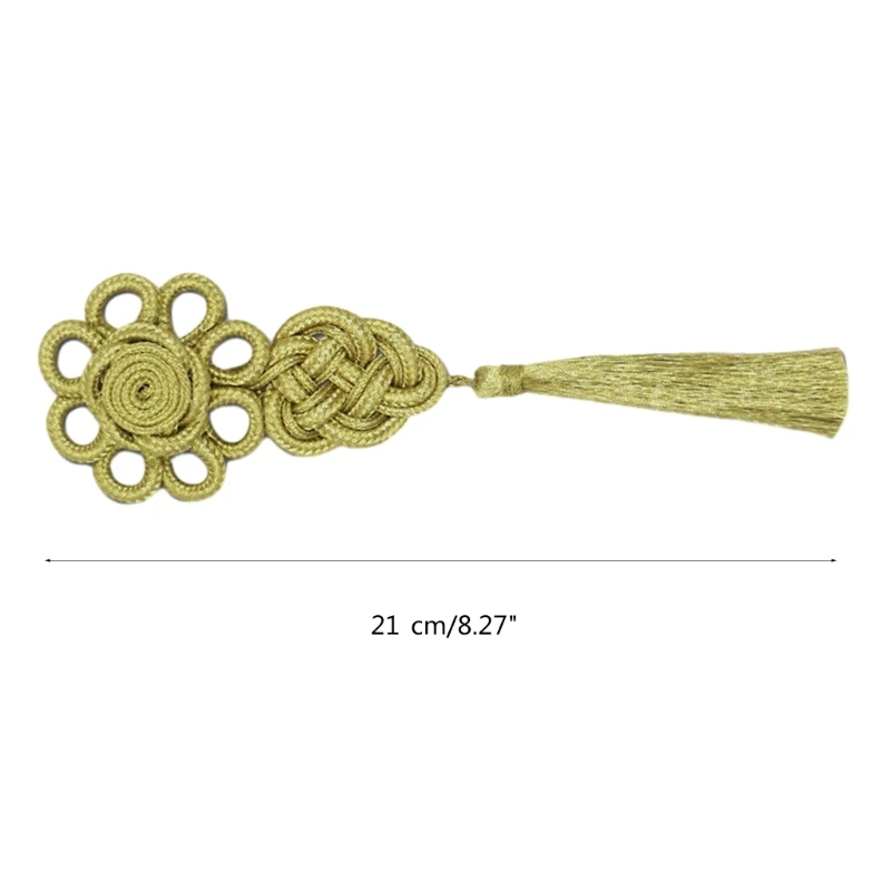 Knot Tassels Fastener Buckle Buttons DIY Clothing Chinese Costume Decorations Dropship