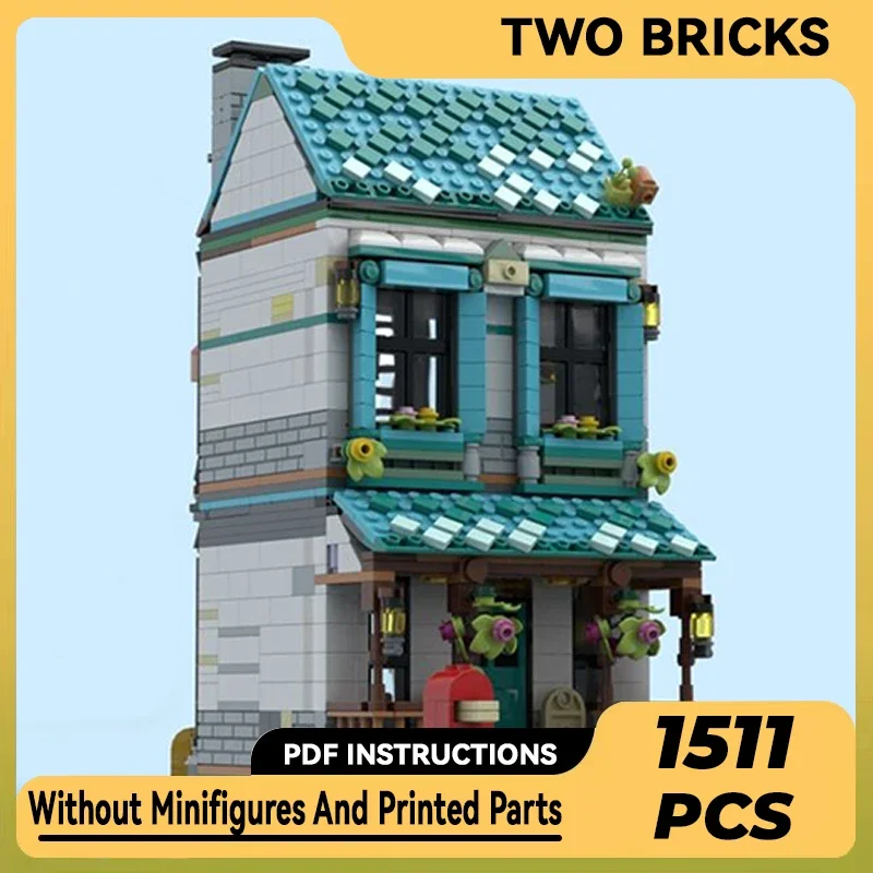 การวิเคราะห์ Moc อิฐ City Street View รุ่น Classic Townhouse Modular Building Blocks ของขวัญของเล่นเด็ก DIY ชุดประกอบ