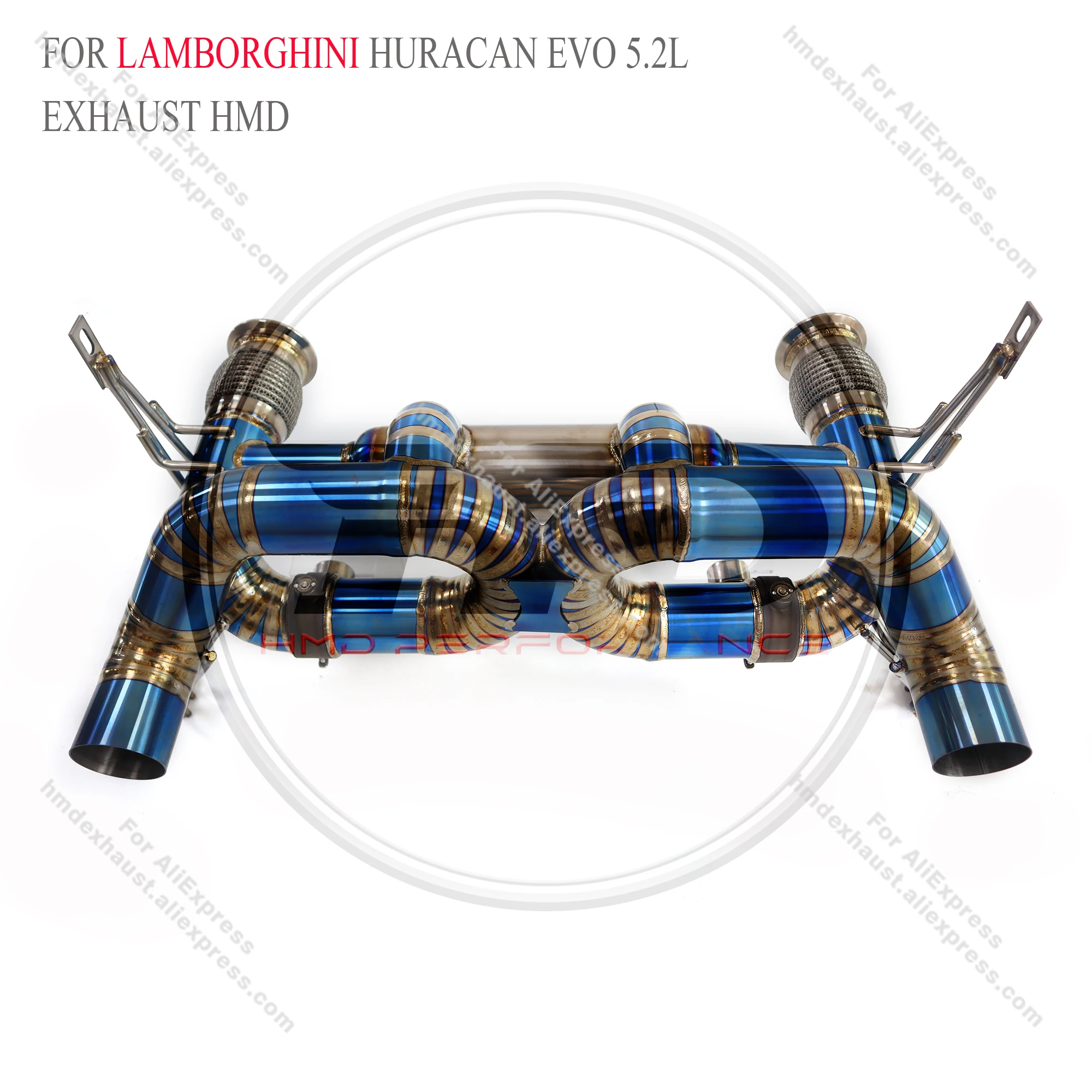 

HMD Titanium Exhaust System Performance Catback for Lamborghini Huracan EVO 5.2L 2019+ With valve