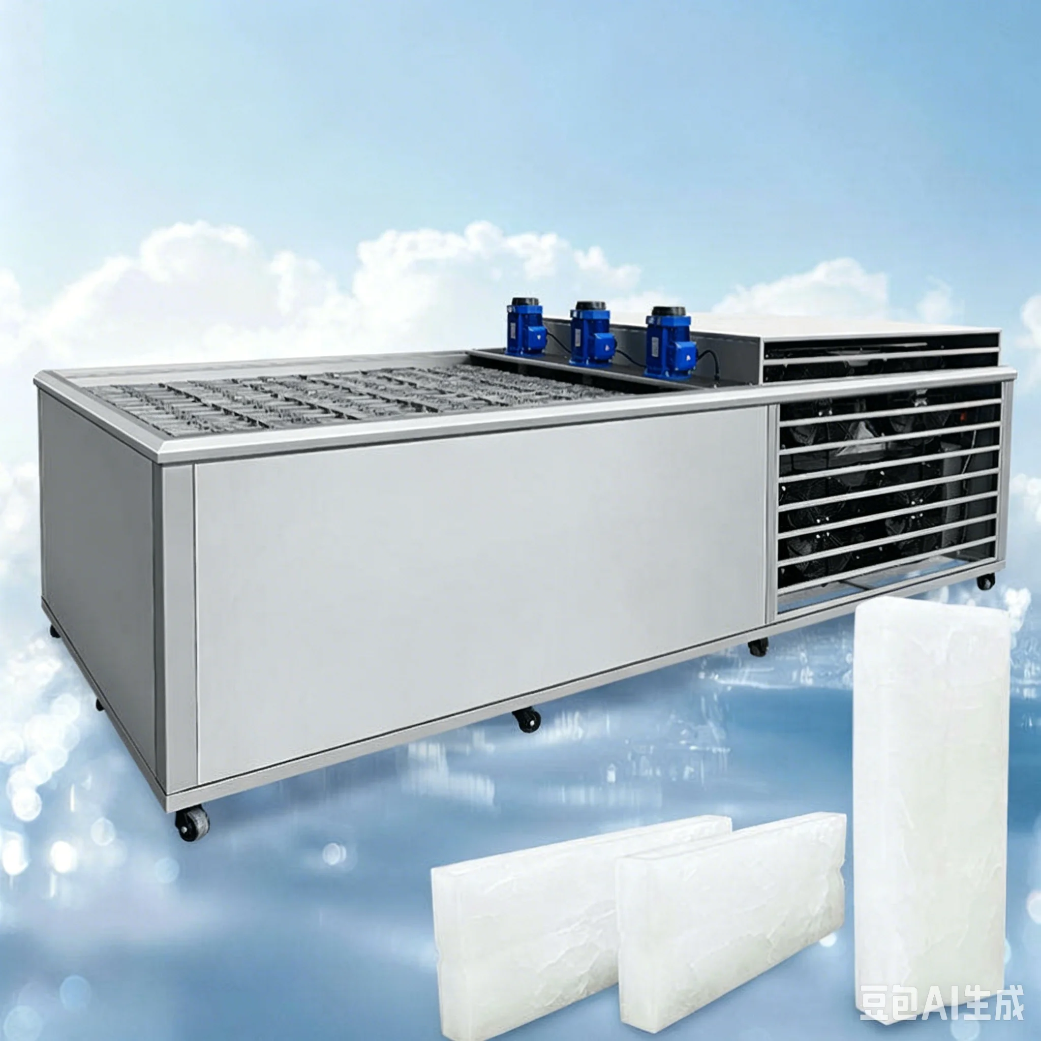 Wholesale Ice Machine Block Making Ice Brick Block Making Machine Restaurant Ice Machine