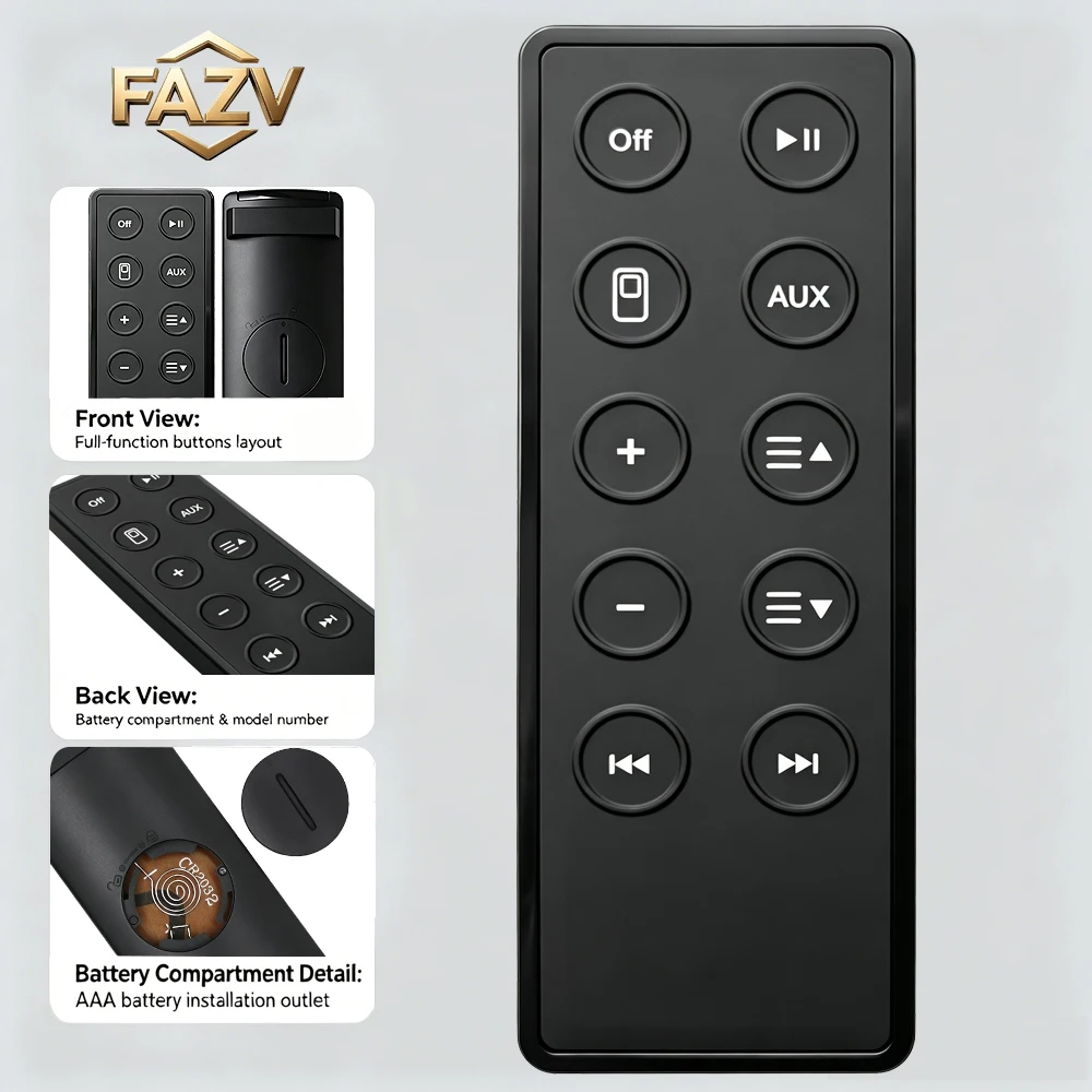 FAZV Remote Control for Bose SoundDock 10 SD10 Bluetooth Speaker Digital Music System