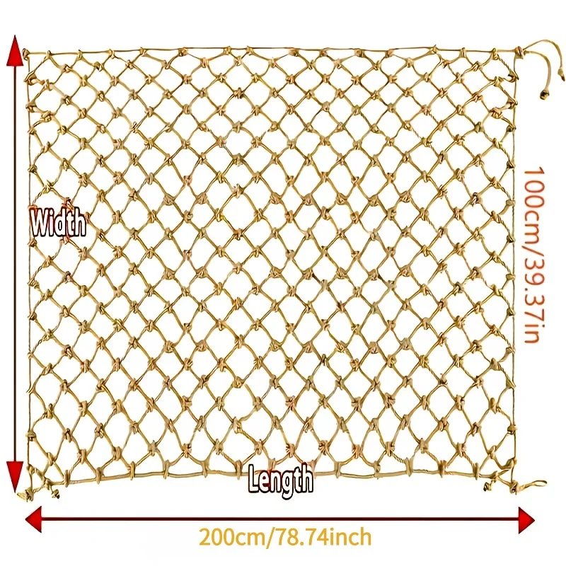 1 Stück Hanfseil-Kletternetz N – Twine Jute Natural Bewertung und Preis