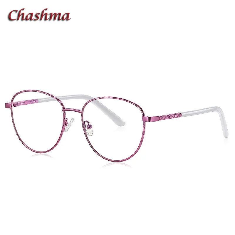 

Chashma Eyewear Women Oval Fashion Design Blue Ray Block Optical Prescription Lenses Glasses RX Men Gafas