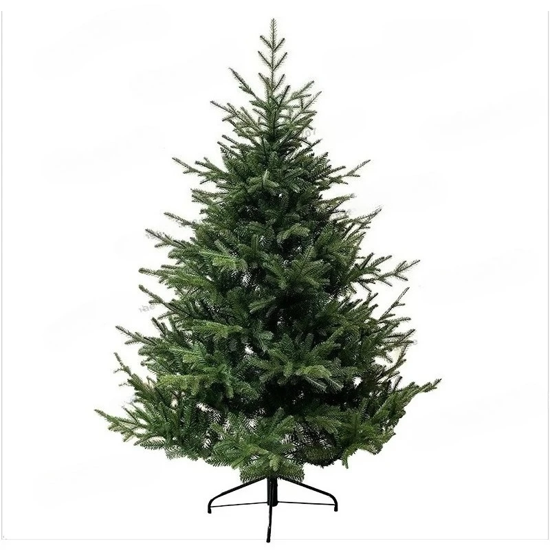 120CM-210CM Christmas Tree PE PVC Material New Xmas Decoration Household Encryption Bare Tree with Lamp Fir Tree Large Ornaments
