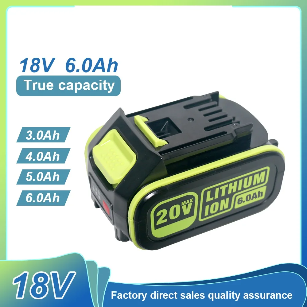 

18650 18V 20V 6Ah 5Ah lithium battery FOR WORX 18V 20V WA3016 WA3023 WA3054 WA3027 WA3406 WU279 WU294 WU362 WU388 WU629 WU808