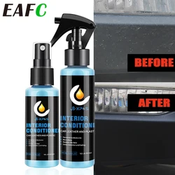 Car Plastic Leather Restorer Quick Coating Wax Seat Leather Long-Lasting Protects Plastic & Leather Restore Car Refinishing