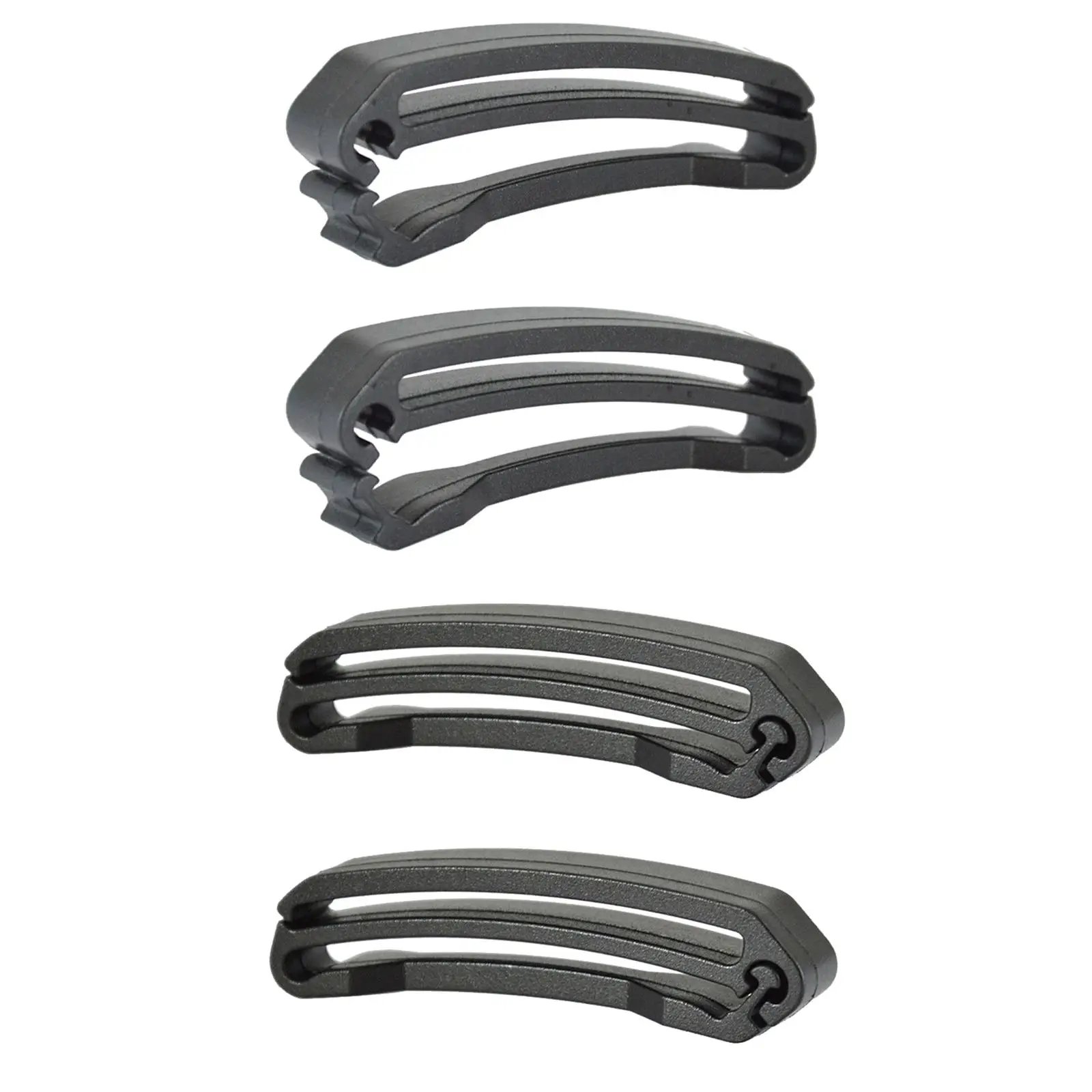 2x Gesper Tali Anyaman, Penjaga Penyesuaian Gesper Anyaman, Klip Ujung Anyaman,