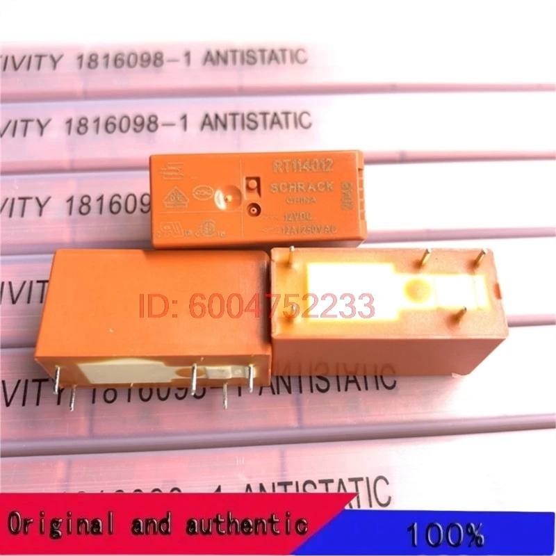 

Реле RT114012 12VDC, 10 шт.