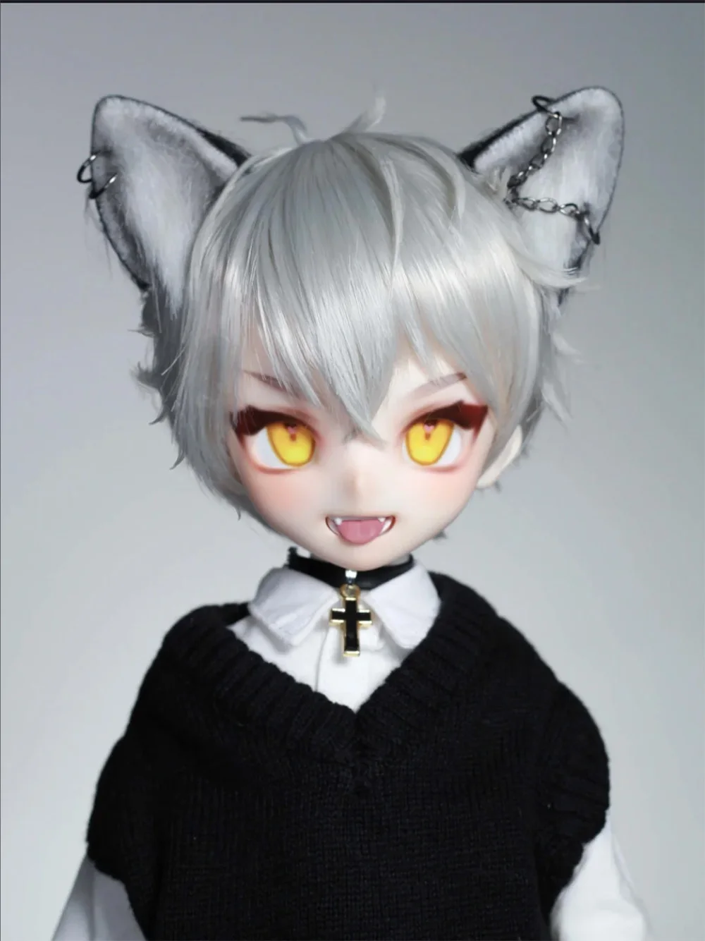 

Новинка 1/4 bjd sd кукла 43 см CocoCat ACGN Аниме Комикс Смола форма для тела для девочек боди Сделай Сам игрушка подарок на день рождения