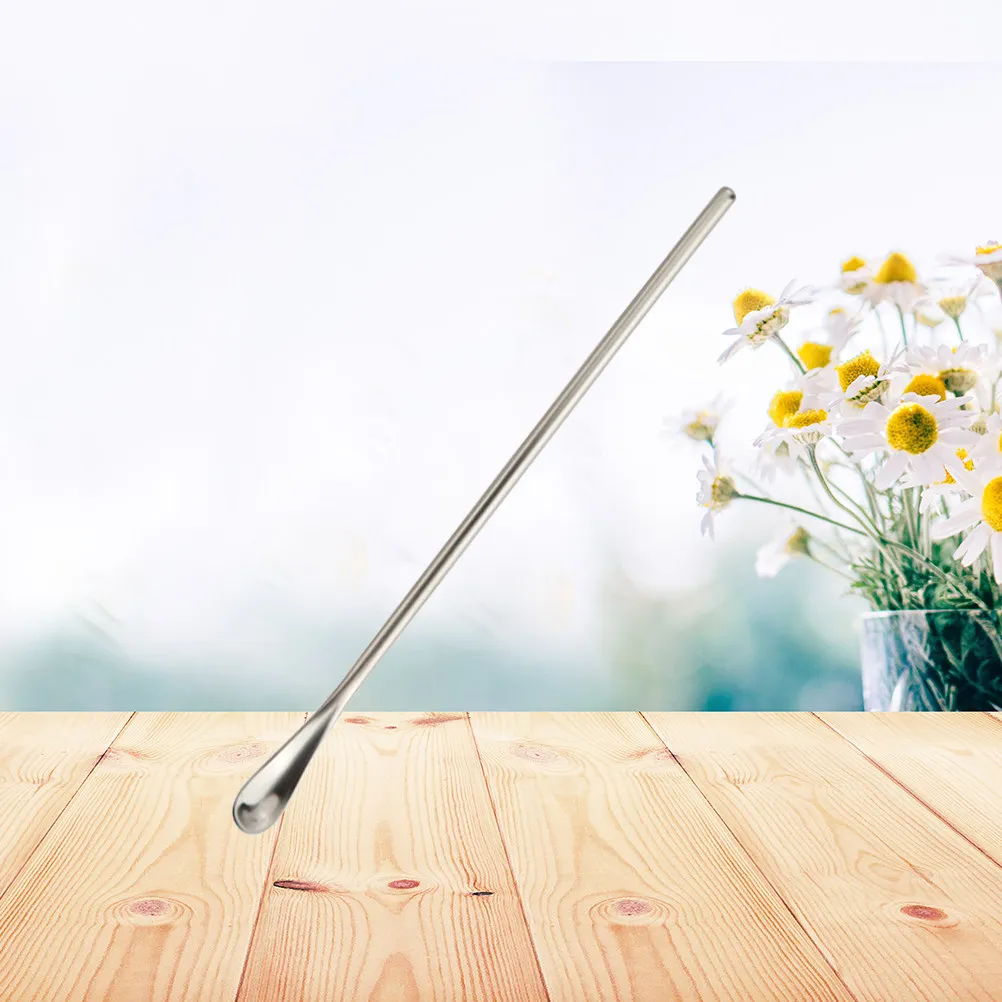 

Ложка для размешивания из нержавеющей стали 304, 22 см, с глянцевой полированной отделкой и длинной удобной ручкой для чая, кофе, десертов и мороженого