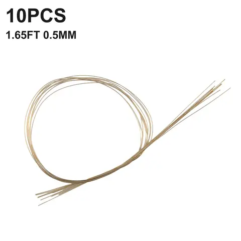 10pcs 1.64ft 실버 용접봉 골드 납땜 와이어 납땜 막대 보석 수리 솔더 도구에 대한 금속 납땜 브레이징 막대