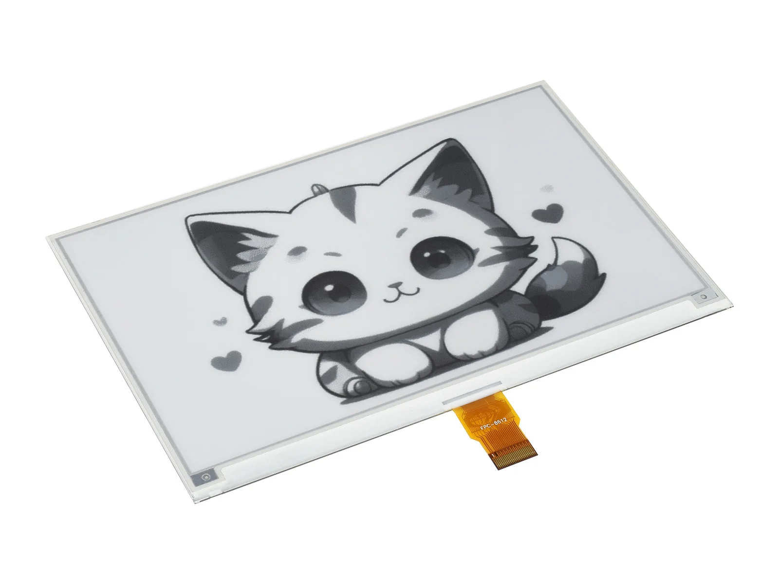 Waveshare 7.5inch E-Paper E-Ink Display Module For Raspberry Pi Pico, 800×480 Pixels, Black / White, SPI Interface