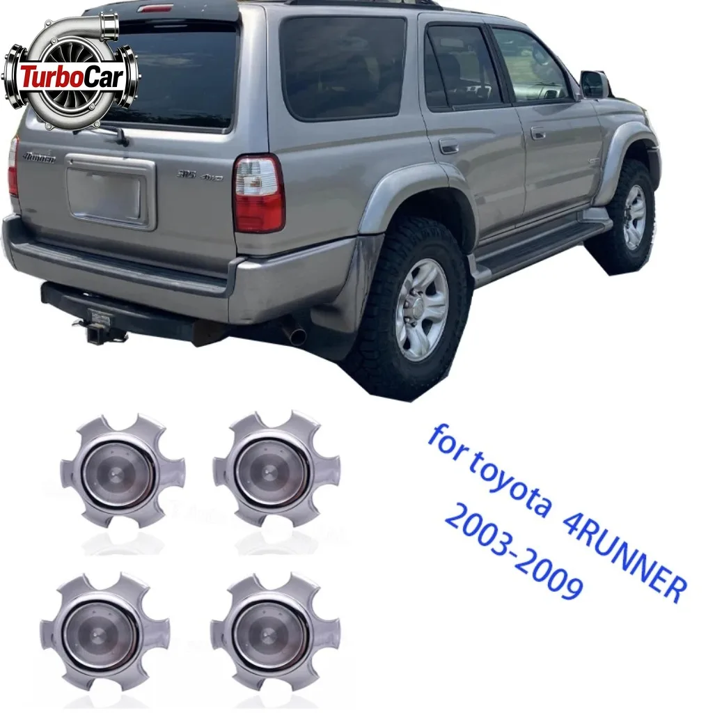 

Комплект из 4-х прочных центральных колпачков для колес Toyota 4Runner 2003-2009, аксессуар для экстерьера автомобиля