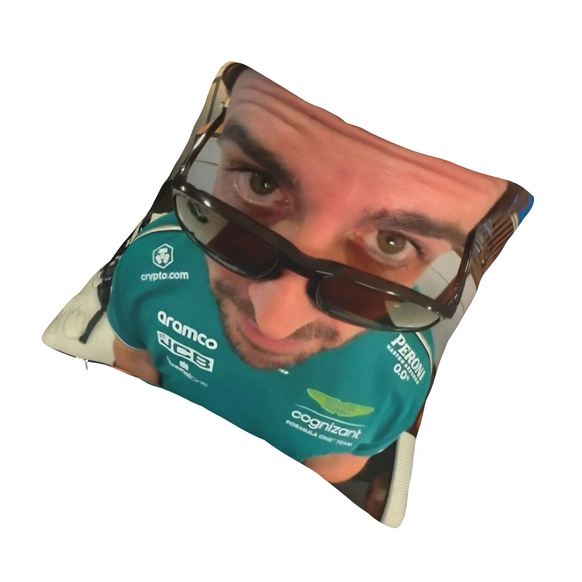 Fernando Alonso Pillowcases Merch Soft Cushion Cover Decoration  Pillow Case Cover Car Multi Size