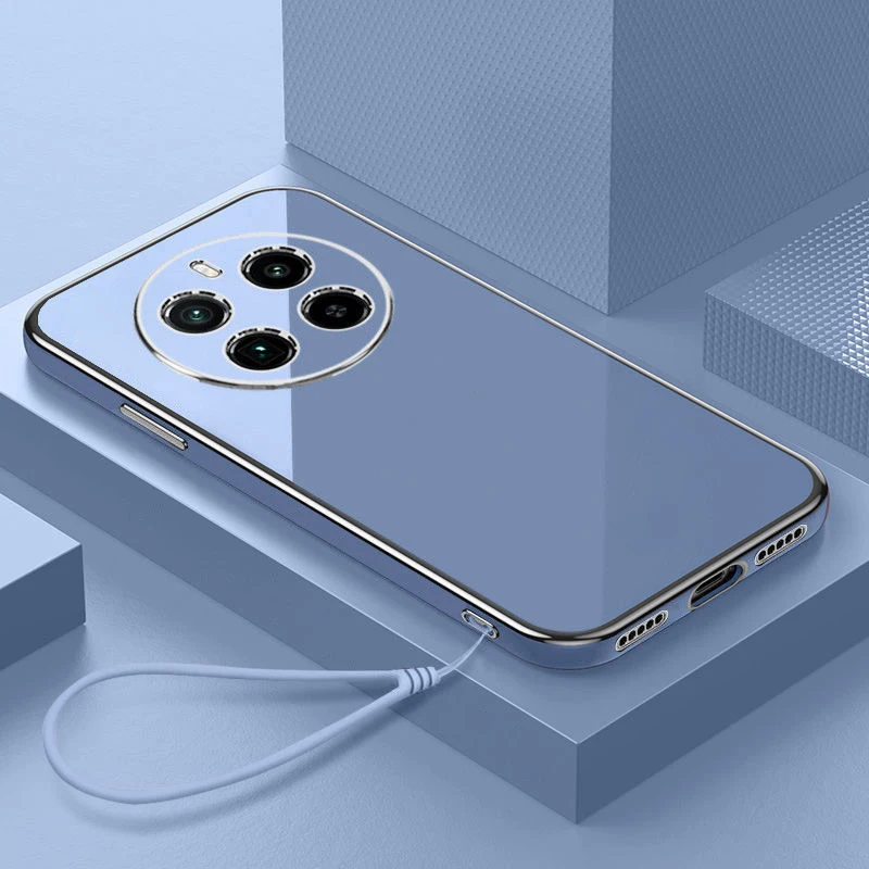 حافظة لهاتف Realme 12 4G Realme 12 Pro حافظة هاتف Realme 12 + حافظة Realme 12 Pro Plus + غطاء خلفي فاخر مطلي مربع مقاوم للصدمات