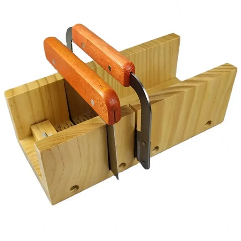 

Best Selling Wooden Soap Cutter Stainless Steel Wave Cutter for Making Soap