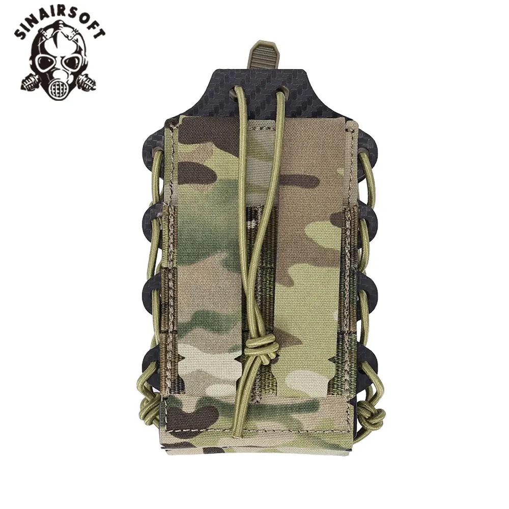 Тактический двухслойный чехол Molle для журналов Mag Pouch для 5,56/7,62 M4 AK AR15 Laser Mag Magazine Pouch Holder Охотничье снаряжение