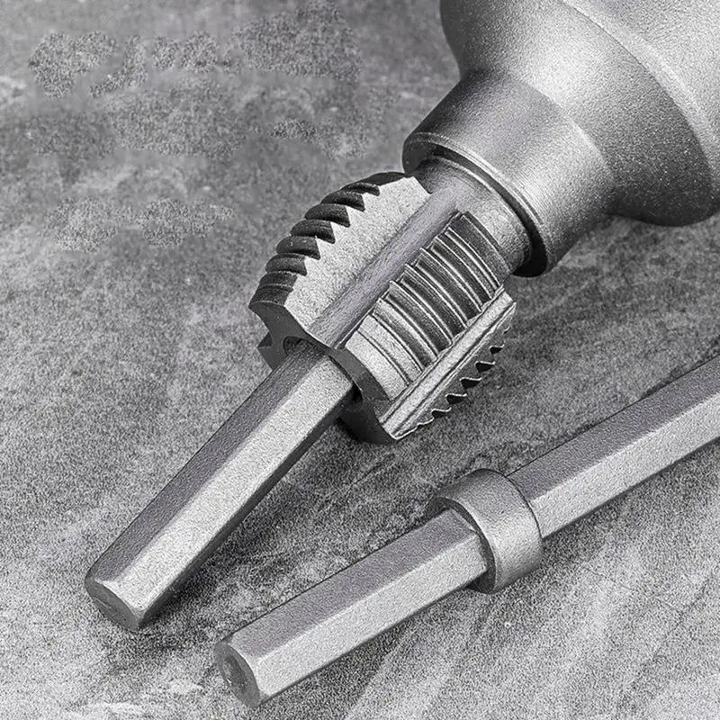 Professional Pipe Threader Kit Internal External Tap 4/6 Points Fast Threading Tool for PVC Water Pipe Plumbing Repair