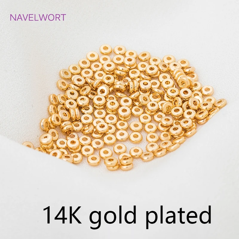 18k Gold Plated Spacer Beads for Bracelet Making