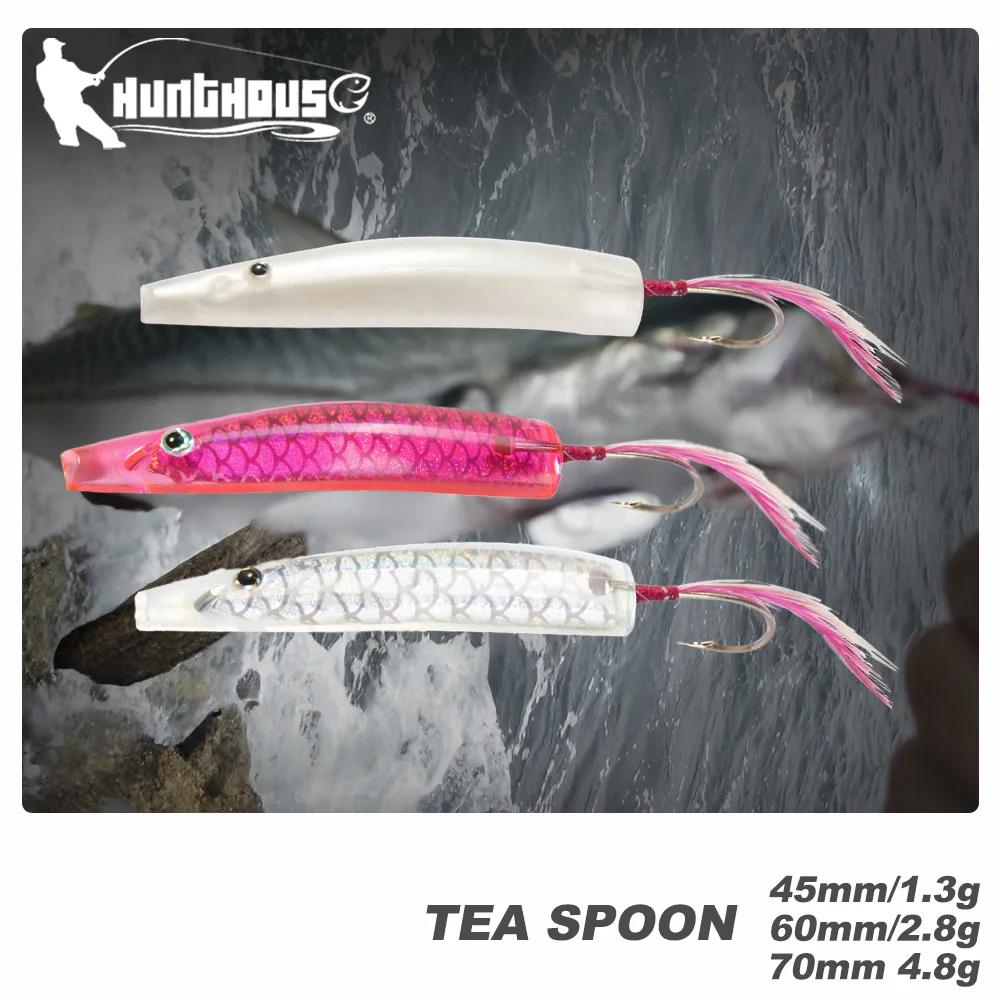 

Hunthouse 3PCS 8PCS Trolling Fishing Lure Yumizuno Sardine Plastic Hard Bait Surf Spoon Floating Bluefish Pike Bass Fish Tackle