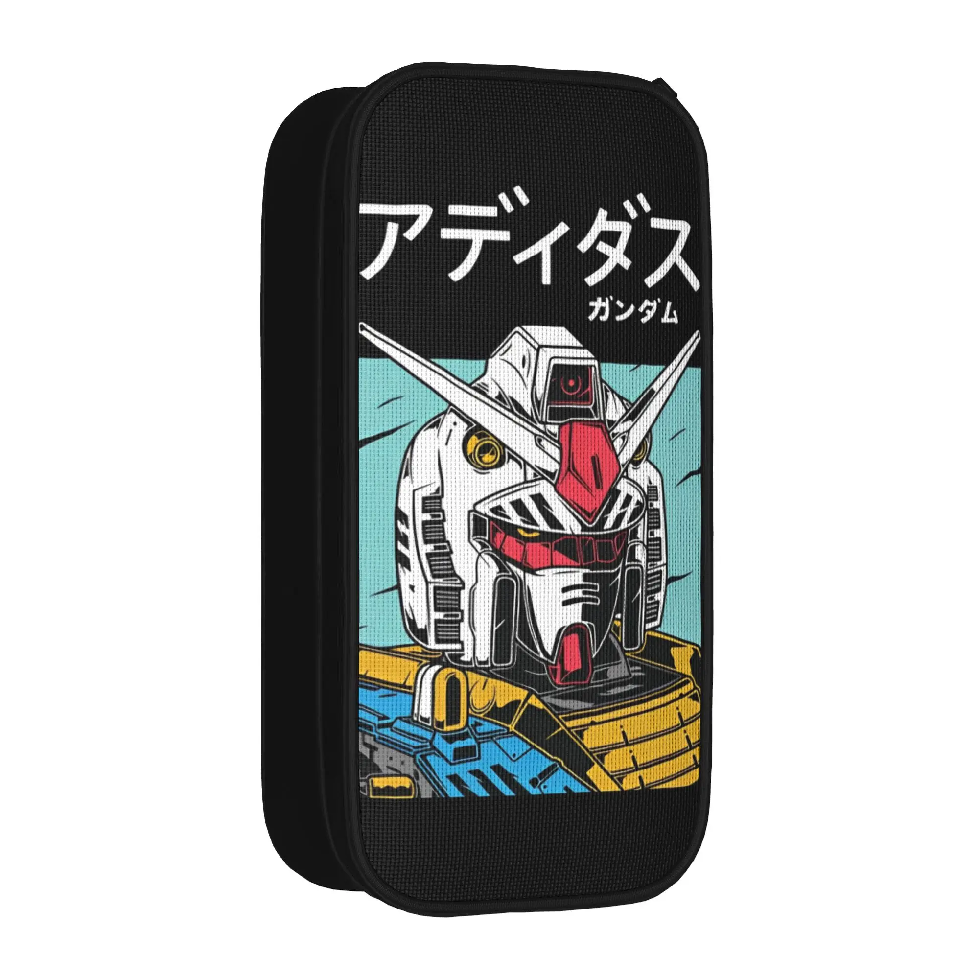 

Large-capacity Pencil Pouch MOBILE SUIT GUNDAMs manga anime School Supplies Double Layer Pencil Case Stationery