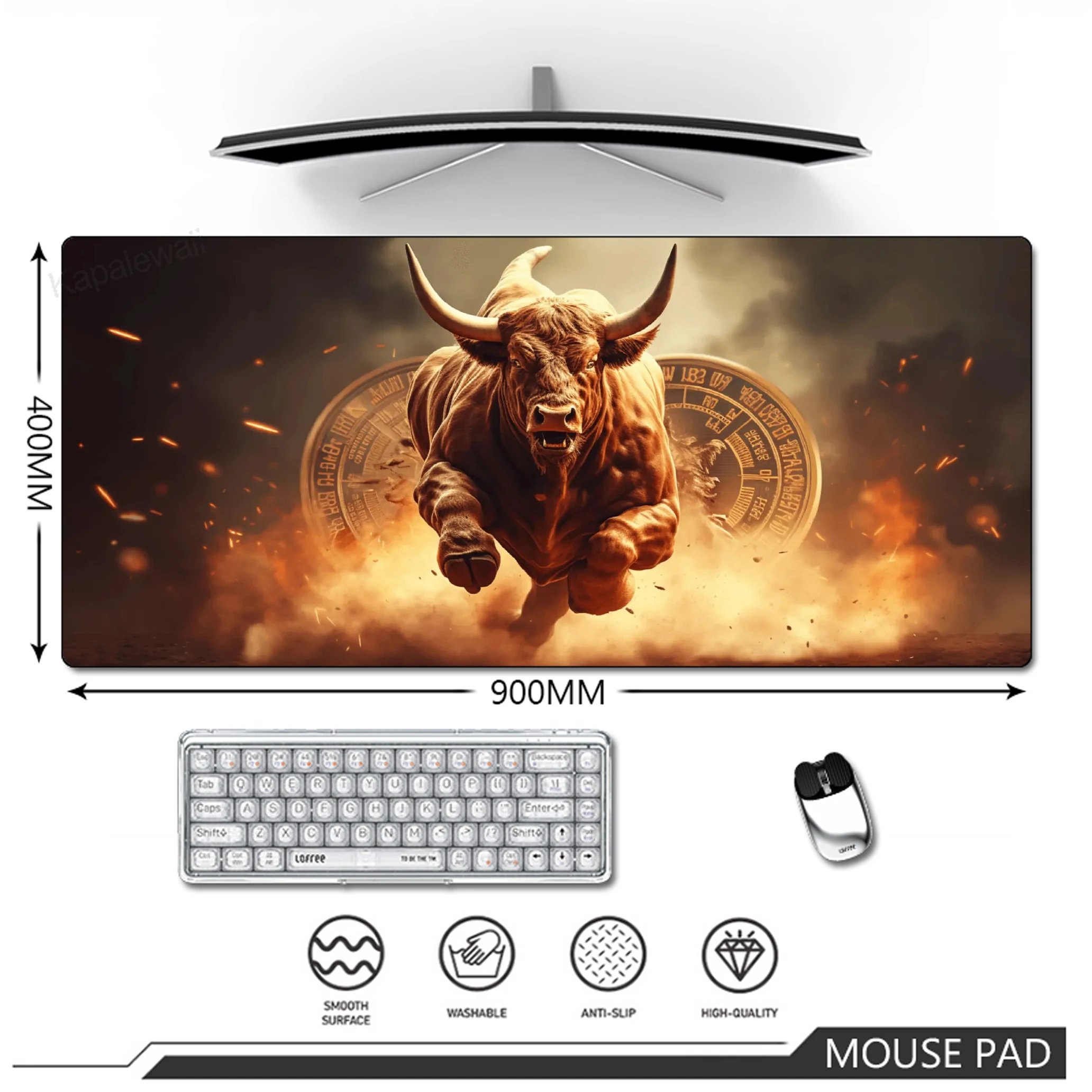 

Stock Market Chart Extended Mouse Pad Office Mousepad Gaming Speed Keyboard Pads Table Carpet Computer Gamer Desk Mat 90x40cm