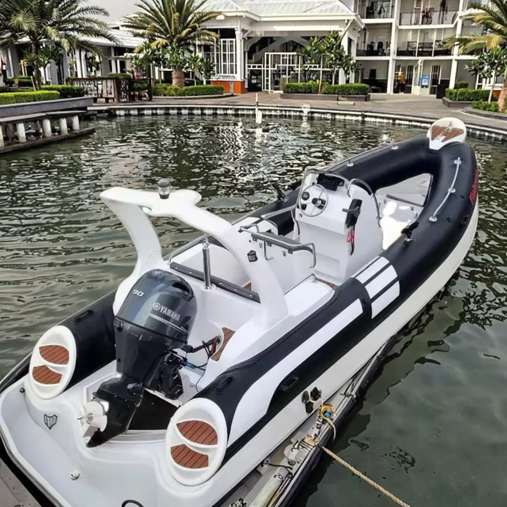 

Wholesale Sporting Yacht 580 Hypalon Rib Boat With Outboard Motor For Rowing