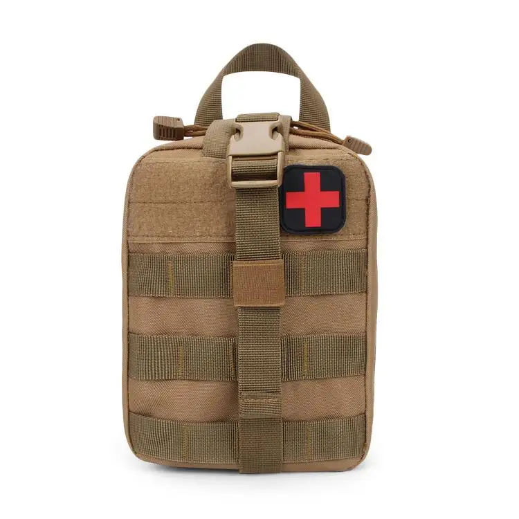 Bolsa Médica EDC MOLLE IFAK, Kit de Primeros Auxilios de Emergencia para Supervivencia al Aire Libre, para Camping, Senderismo, Pesca, Caza, Viajes