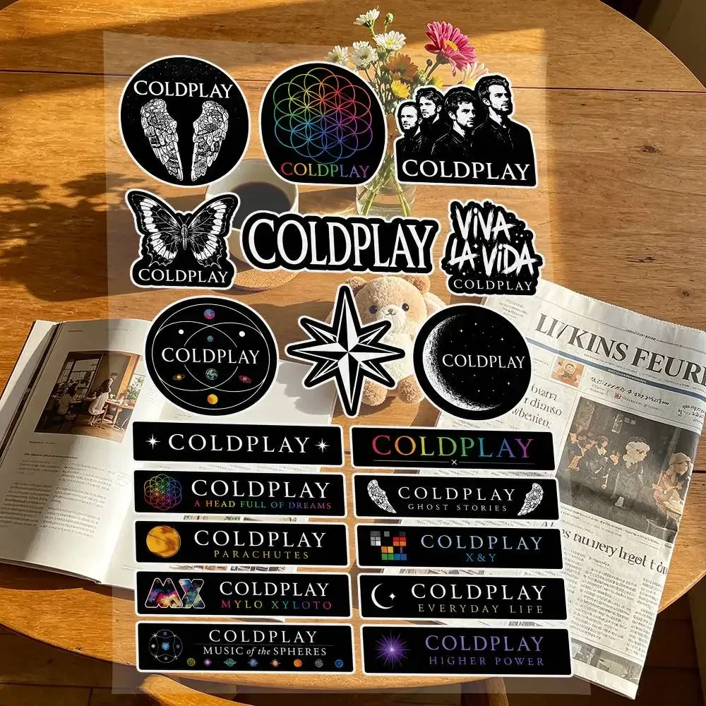 C-Cold play Japanese Motorcycle Sticker Suitable for Motorcycle Body Reflective Car Sticker Helmet Decal