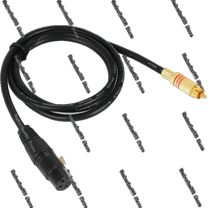 Professional Audio Cable with Shielding High Transmission Anti-Interference Audio Mixer XLR Male Female 6.35mm Cable