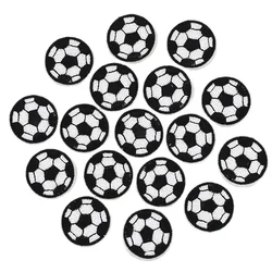 10pcs/lotCartoon football cloth paste wholesale computer embroidery back glue decal clothing accessories clothing patch