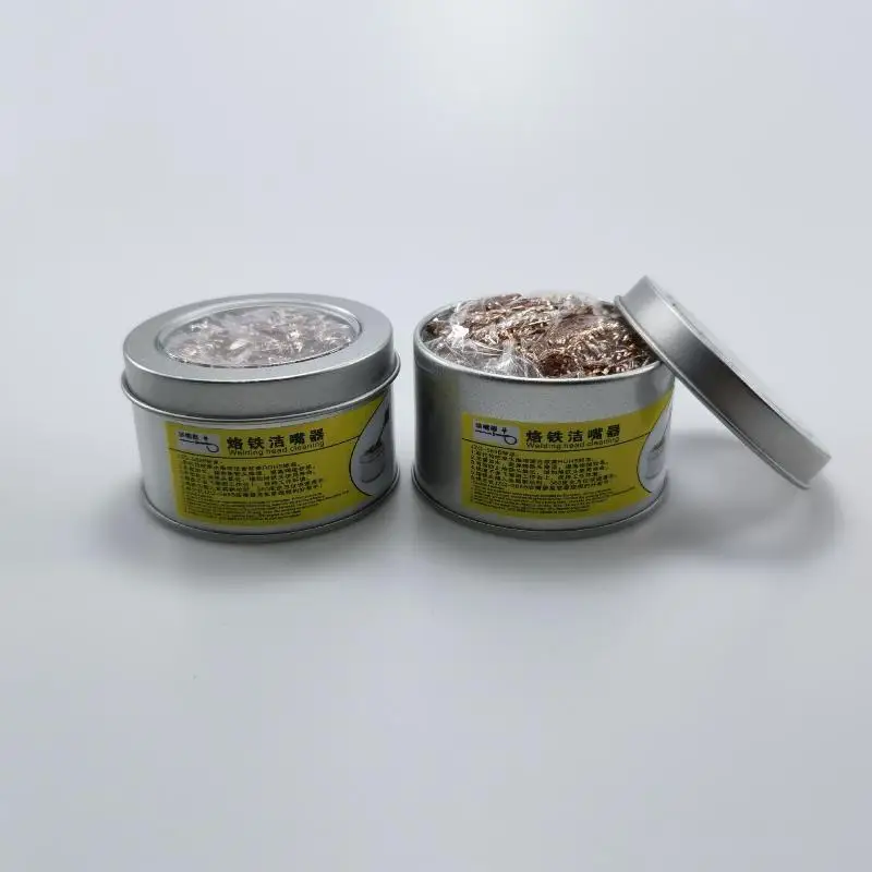 [Copper Solder Tip Cleaner Labor Saving 1Pc Copper Cleaning Ball for Soldering Iron On-site Electrical Maintenance Use]