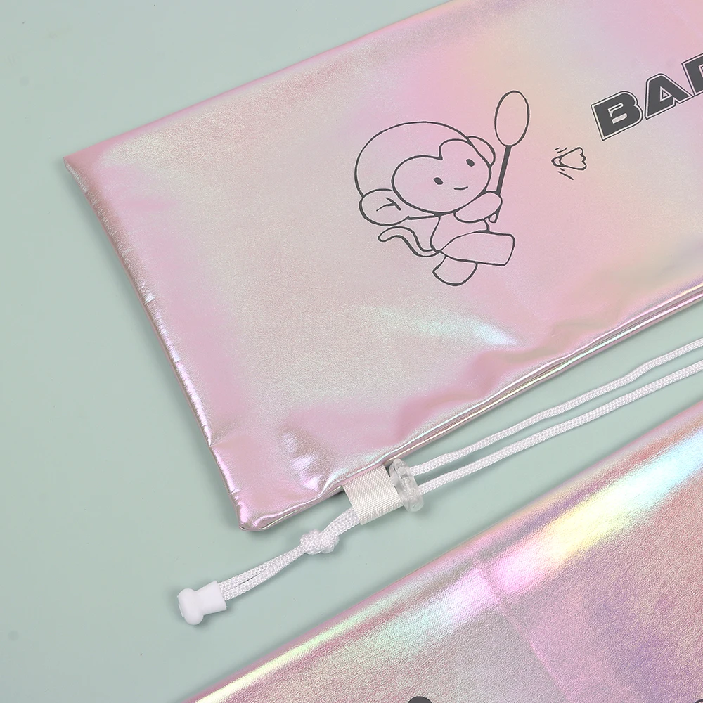 

Polyester Badminton Racket Drawstring Bag Gradient Color Colorful Racket Pocket Pouch Protective Sleeve Badminton Accessories