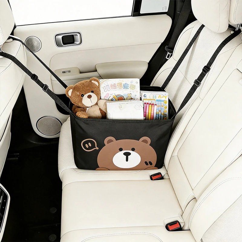

1Pc Large Capacity Car Backseat Organizer Durable Oxford Cloth Storage Bag Universal Auto Interior Tidying Accessories