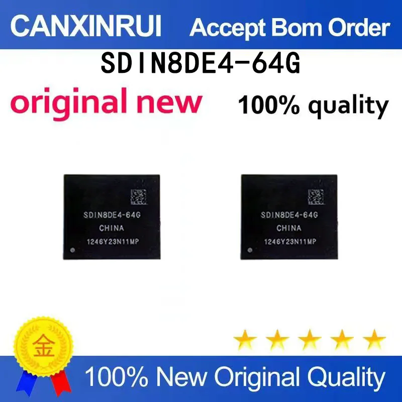 (5pcs-100pcs)Brand new original SDIN8DE4-64G SDINBDE4-64G BGA spot chip IC