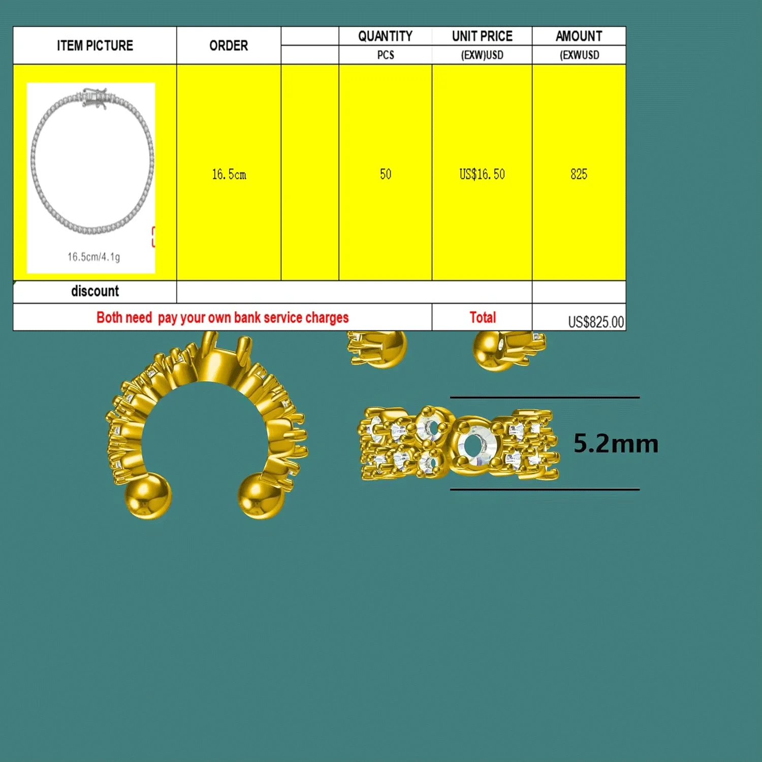

ANDYWEN 925 Sterling Silver Fine Jewelry Custom Special Order