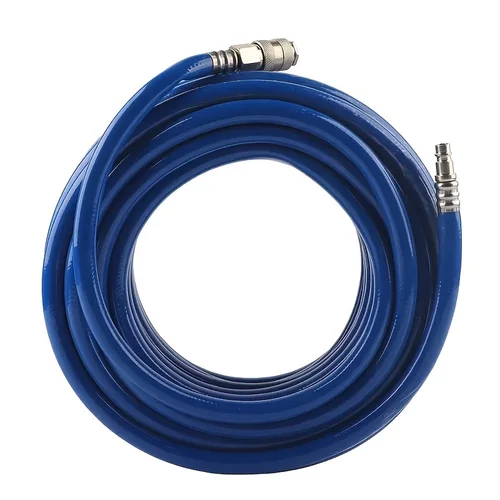 Imagen 2 del producto Manguera de PU trenzada de 3 capas de alta resistencia, 20m/10m(65,6/32,8 pies), conexión rápida Euro/C, alta presión a prueba de fugas para neumáticos/herramientas neumáticas